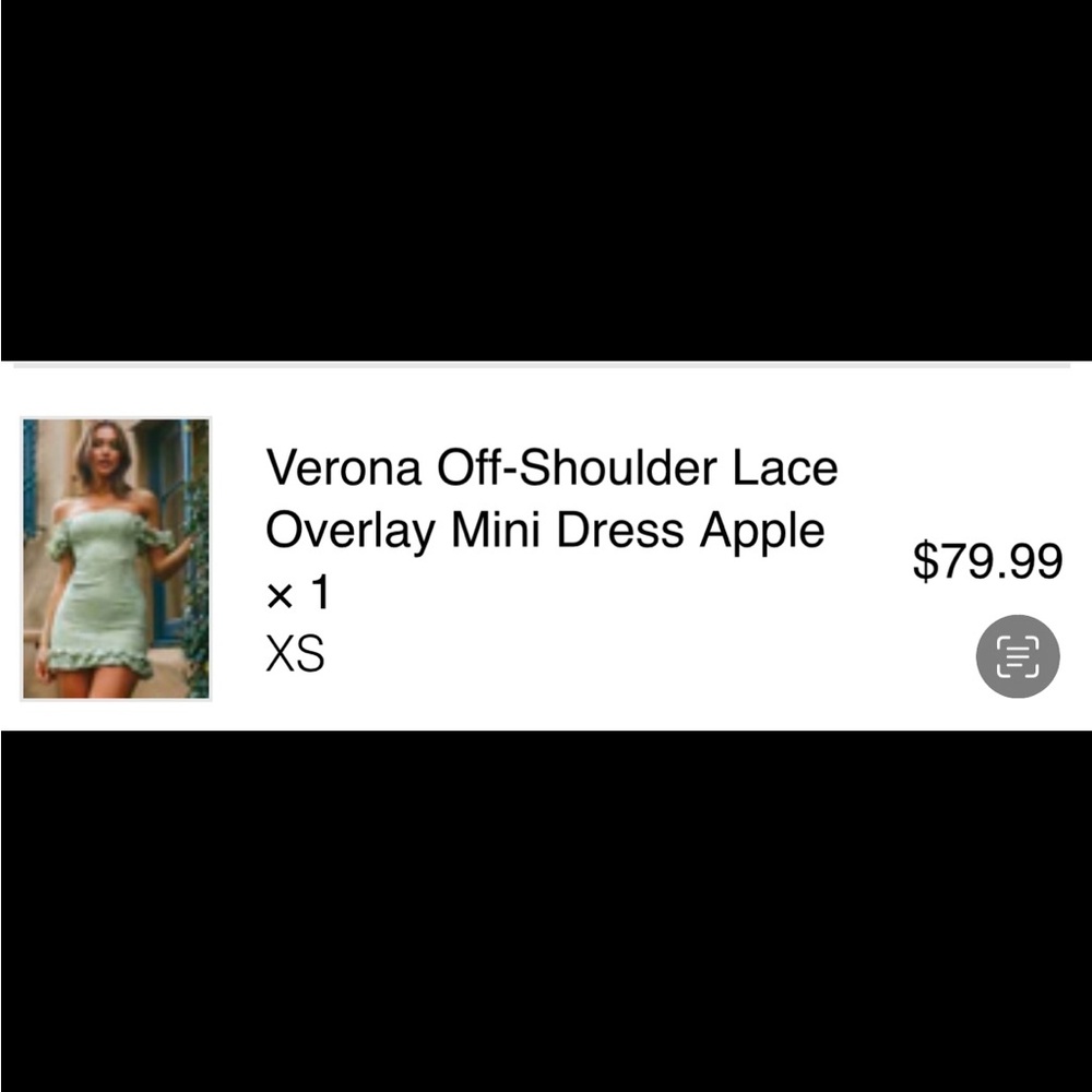 Off shoulder lace overlay mini dress green apple